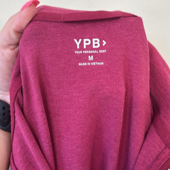 Abercrombie & Fitch YPB EverydaySOFT Full-Zip Deep Red Size Medium - Picture 8 of 9